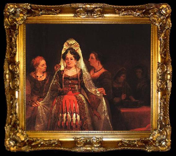 framed  GELDER, Aert de The Jewish Bride (Esther Bedecked)  sdg, ta009-2
